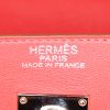 Sac de week end Hermès Relax Kelly en cuir Swift rose Jaipur - Detail D3 thumbnail