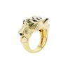 Cartier Panthère ring in yellow gold,  tsavorites and lacquer - 00pp thumbnail