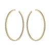 Cartier Etincelle size XL hoop earrings in yellow gold and diamonds - 00pp thumbnail