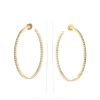 Cartier Etincelle size XL hoop earrings in yellow gold and diamonds - 360 thumbnail