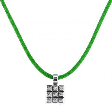 thumb chopard ice cube pendant in white gold and diamonds