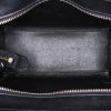 Sac bandoulière Céline Luggage Nano en cuir noir et beige et python rouge - Detail D3 thumbnail