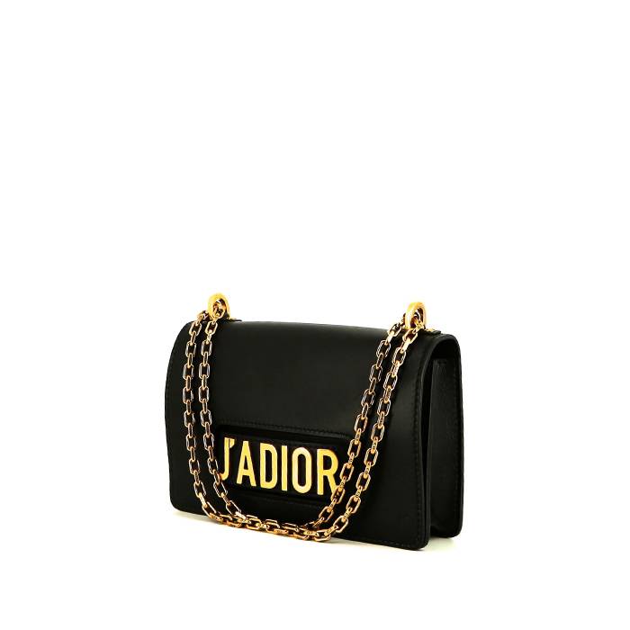 Dior J Adior handbag in black leather