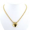 Chaumet Lien large model pendant in yellow gold and diamonds - 360 thumbnail