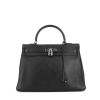 Hermes Kelly 35 cm handbag in black Swift leather - 360 thumbnail