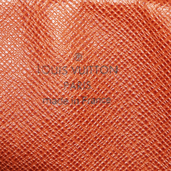 Borsa a tracolla Louis Vuitton Marly in tela monogram e pelle naturale - Detail D3
