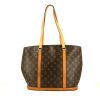 Louis Vuitton Babylone shopping bag in brown monogram canvas and natural leather - 360 thumbnail