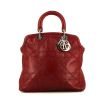 Bolso de mano Dior Granville en cuero rojo - 360 thumbnail