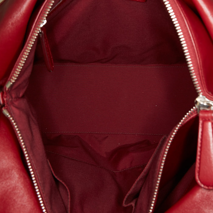 Sac à main Dior Granville en cuir rouge - Detail D3