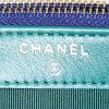 Chanel shoulder bag in blue quilted jersey - Detail D3 thumbnail