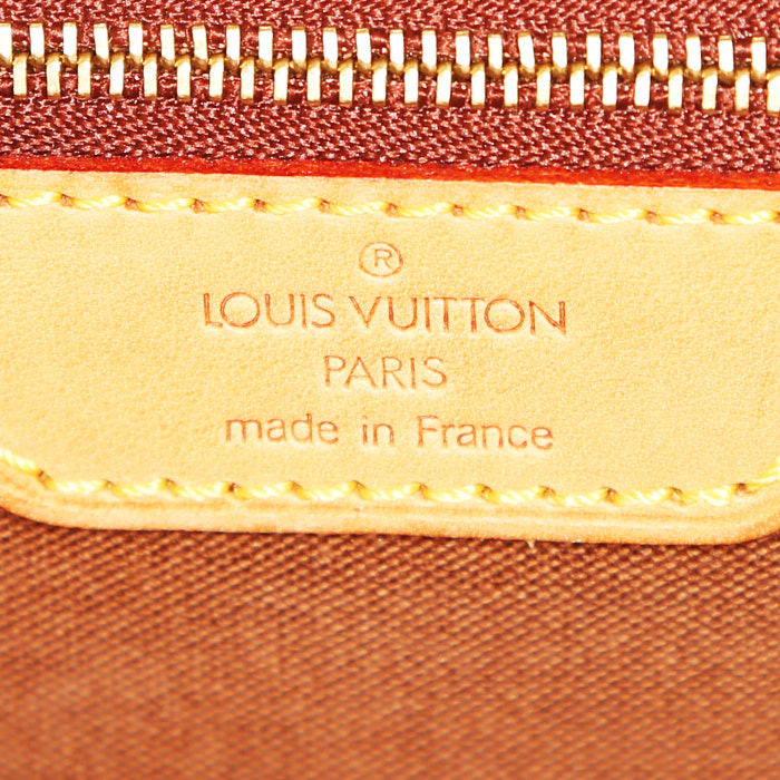 Bolso bandolera Louis Vuitton  Sologne en lona Monogram y cuero natural - Detail D3
