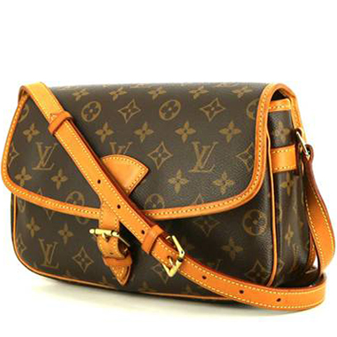 Borsa a tracolla Louis Vuitton  Sologne in tela monogram e pelle naturale