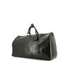 Bolsa de viaje Louis Vuitton Keepall 55 cm en cuero Epi negro - 00pp thumbnail