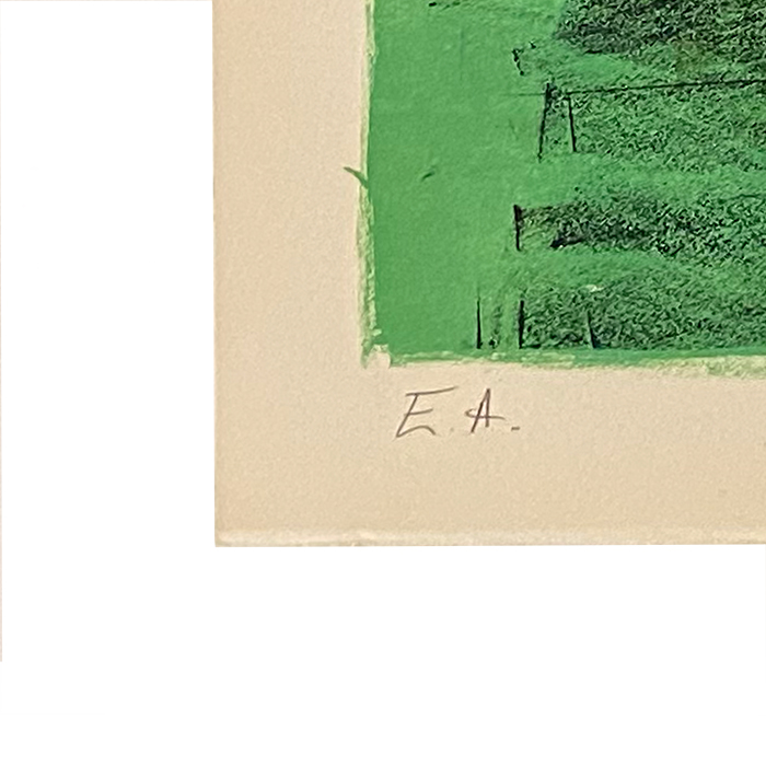 Bernard Buffet, "San Francisco", lithograph in colors on Arches papers, from the "San Francisco" album, artist proof, signed and annotated, of 1966 - Detail D3