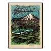 Bernard Buffet, "Fuji Yama", lithographie en huit couleurs sur papier Arches, épreuve d'artiste, signée et annotée, de 1980 - 00pp thumbnail