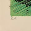 Bernard Buffet, "Fuji Yama", lithographie en huit couleurs sur papier Arches, épreuve d'artiste, signée et annotée, de 1980 - Detail D3 thumbnail