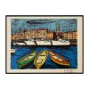 Bernard Buffet, "Saint-Tropez, les yachts", lithograph in twelve colors on Arches paper, artist proof, signed and annotated, of 1984 - 00pp thumbnail