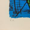 Bernard Buffet, "Saint-Tropez, les yachts", lithograph in twelve colors on Arches paper, artist proof, signed and annotated, of 1984 - Detail D3 thumbnail