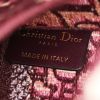 Sac à main Dior Book Tote mini en toile monogram Oblique bordeaux - Detail D3 thumbnail