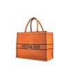 Dior Book Tote shopping bag in brown leather - 00pp thumbnail
