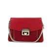 Givenchy GV3 handbag in raspberry pink leather and raspberry pink suede - 360 thumbnail