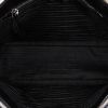 Prada Galleria handbag in black leather saffiano - Detail D2 thumbnail