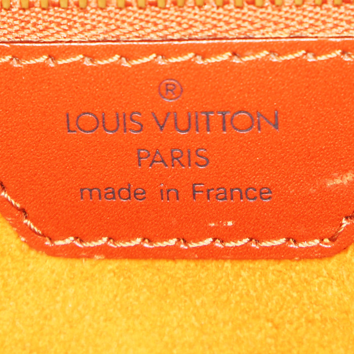 Louis Vuitton Lussac handbag in fawn epi leather - Detail D3