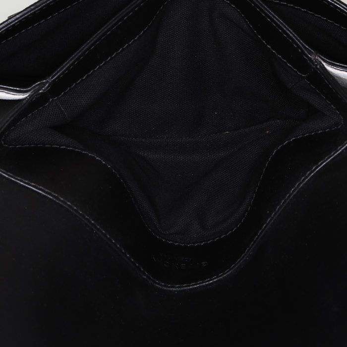 Pochette Givenchy in pelle nera e bianca - Detail D2
