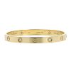 Bracelet Cartier Love 4 diamants en or jaune et diamants, taille 18 - 00pp thumbnail