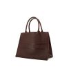 Dior Book Tote shopping bag in burgundy leather - 00pp thumbnail