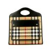 Bolso Burberry  Pocket en cuero trenzado multicolor y cuero negro - 360 thumbnail