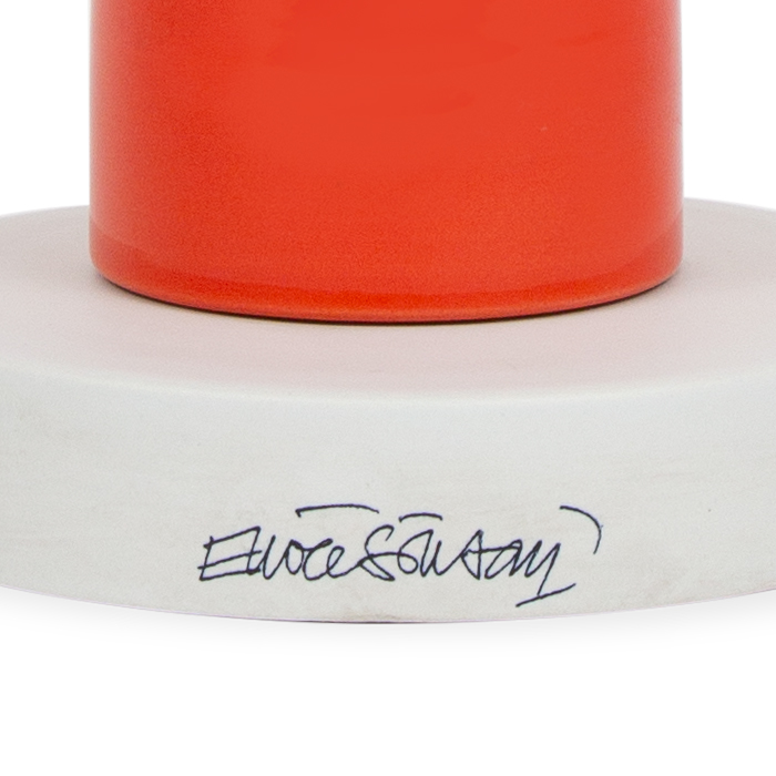 Ettore Sottsass, Totem "Burma", in polychrome enamelled ceramic, edition EAD for Modernariato gallery, signed and numbered, around the 2000's - Detail D2