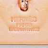Borsa Hermes Herbag in tela blu e mucca Hunter naturale - Detail D4 thumbnail