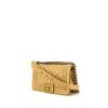 Chanel  Boy small  shoulder bag  in gold quilted grained leather - 00pp thumbnail