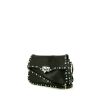 Valentino Rockstud shoulder bag in black grained leather - 00pp thumbnail