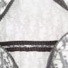 Dior Roller shoulder bag in blue monogram canvas Oblique and black leather - Detail D2 thumbnail
