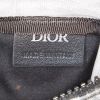 Dior Roller shoulder bag in blue monogram canvas Oblique and black leather - Detail D3 thumbnail