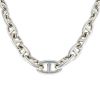 Hermes Chaine d'Ancre Crescendo necklace in silver - 00pp thumbnail
