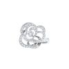 Chanel Camélia Fil medium model ring in white gold and diamonds - 00pp thumbnail