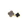 Van Cleef & Arpels Entre Les Doigts Magic Alhambra ring in yellow gold,  mother of pearl and onyx - 00pp thumbnail