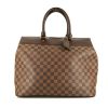 Louis Vuitton Neo Greenwich travel bag in ebene damier canvas and brown leather - 360 thumbnail
