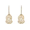 Pomellato Ming large model earrings in pink gold and diamonds - 00pp thumbnail
