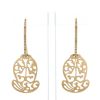 Pomellato Ming large model earrings in pink gold and diamonds - 360 thumbnail
