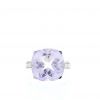Mauboussin Gueule d'Amour ring in white gold,  amethyst and diamonds - 360 thumbnail