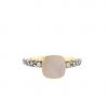 Pomellato Nudo Petit small model ring in pink gold,  moonstone and diamonds - 360 thumbnail