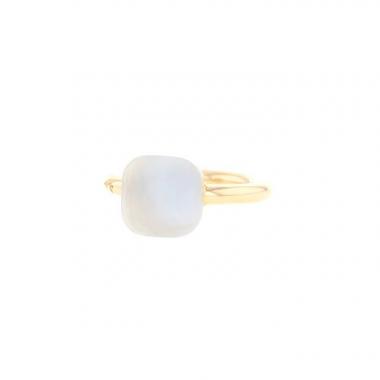 Bague Pomellato Nudo Gelé en or rose,  topaze et nacre