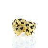 Fred Ombre Féline ring in yellow gold and enamel - 360 thumbnail