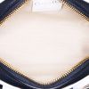 Dior Bowling handbag micro in blue and white leather - Detail D3 thumbnail