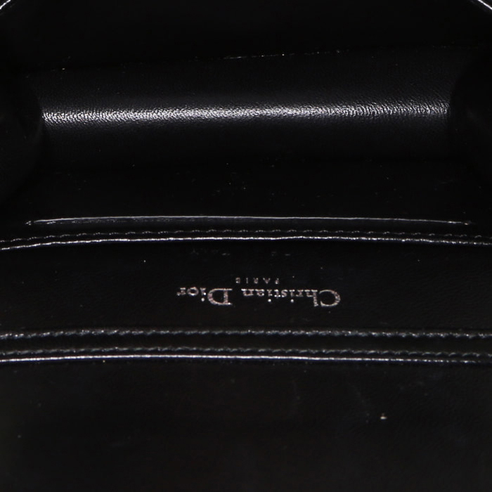 Dior Diorama mini shoulder bag in black leather - Detail D2