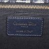 Dior  30 Montaigne handbag  in navy blue monogram canvas Oblique  and navy blue leather - Detail D4 thumbnail